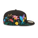 Black Pittsburgh Pirates Blooming Gray Bottom New Era 59Fifty Fitted