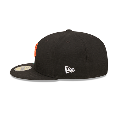 Black San Francisco Giants Blooming Gray Bottom New Era 59Fifty Fitted