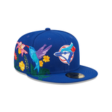 Royal Blue Toronto Blue Jays Blooming Gray Bottom New Era 59Fifty Fitted