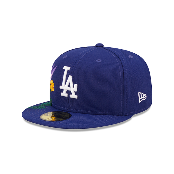 59FIFTY LOS ANGELES DODGERS SIDE PATCH BLOOM FITTED CAP BLUE