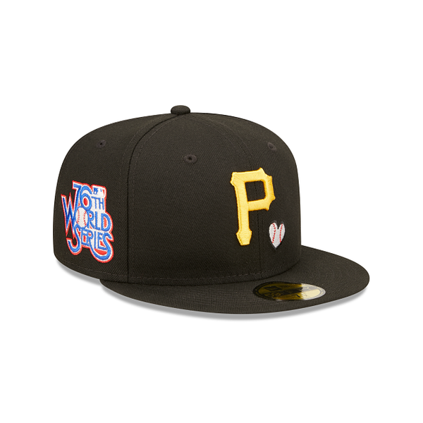 Black Pittsburgh Pirates Team Heart 75th World Series Side Patch