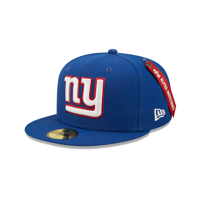 Royal Blue Alpha Industries x New York Giants Red Bottom New Era 59FIFTY Fitted 7