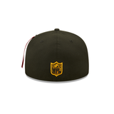 Black Alpha Industries X Pittsburgh Steelers Yellow Bottom New Era 59Fifty Fitted