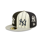 New York Yankees Green Bottom Logo Pinwheel New Era 59Fifty Fitted