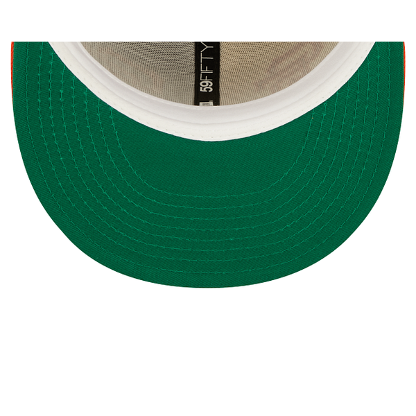 San Francisco Giants Green Bottom Logo Pinwheel New Era 59Fifty Fitted