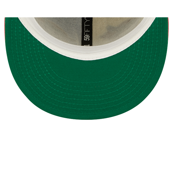 Toronto Blue Jays Green Bottom Logo Pinwheel New Era 59Fifty Fitted