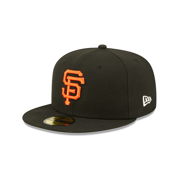 Black San Francisco Giants Yellow Citrus Pop Bottom 2012 World Series Side Patch New Era 59Fifty Fitted