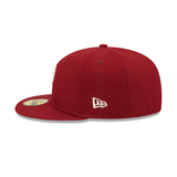 Burgundy Philadelphia Phillies Green Citrus Pop Bottom 1980 World Series Side Patch New Era 59Fifty Fitted