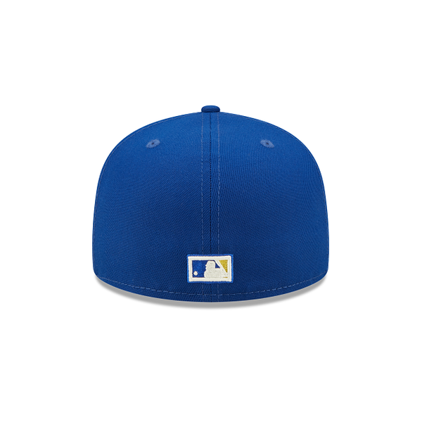Royal Blue Toronto Blue Jays Yellow Citrus Pop Bottom 1992 World Series Side Patch New Era 59Fifty Fitted