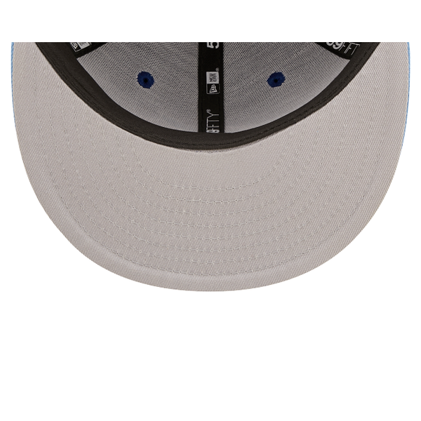 Royal Blue Toronto Blue Jays Sky Blue Visor Gray Bottom 1992 World Series Side Patch Letterman New Era 59FIFTY Fitted