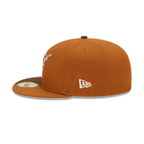 Split Florida Marlins Rust Orange Bottom 1997 World Series Side Patch New Era 59Fifty Fitted