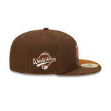 Split Florida Marlins Rust Orange Bottom 1997 World Series Side Patch New Era 59Fifty Fitted