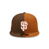 Split San Francisco Giants Rust Orange Bottom 2012 World Series Side Patch New Era 59Fifty Fitted