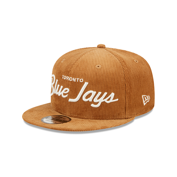 Tan Toronto Blue Jays Corduroy Script Green Bottom New Era 9Fifty Tan Toronto Blue Jays Corduroy Script Green Bottom New Era 9Fifty