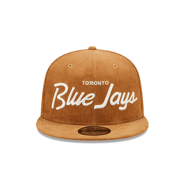 Tan Toronto Blue Jays Corduroy Script Green Bottom New Era 9Fifty Snap ...