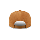 Tan New York Knicks Corduroy Script Green Bottom New Era 9Fifty Snapback