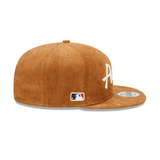 Tan Houston Astros Corduroy Script Green Bottom New Era 9Fifty Snapback