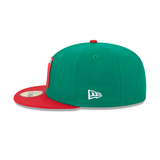 Kelly Green Mexico Red Visor Gray Bottom 2023 World Baseball Classic New Era 59Fifty Fitted