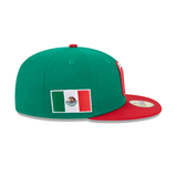 Kelly Green Mexico Red Visor Gray Bottom 2023 World Baseball Classic New Era 59Fifty Fitted