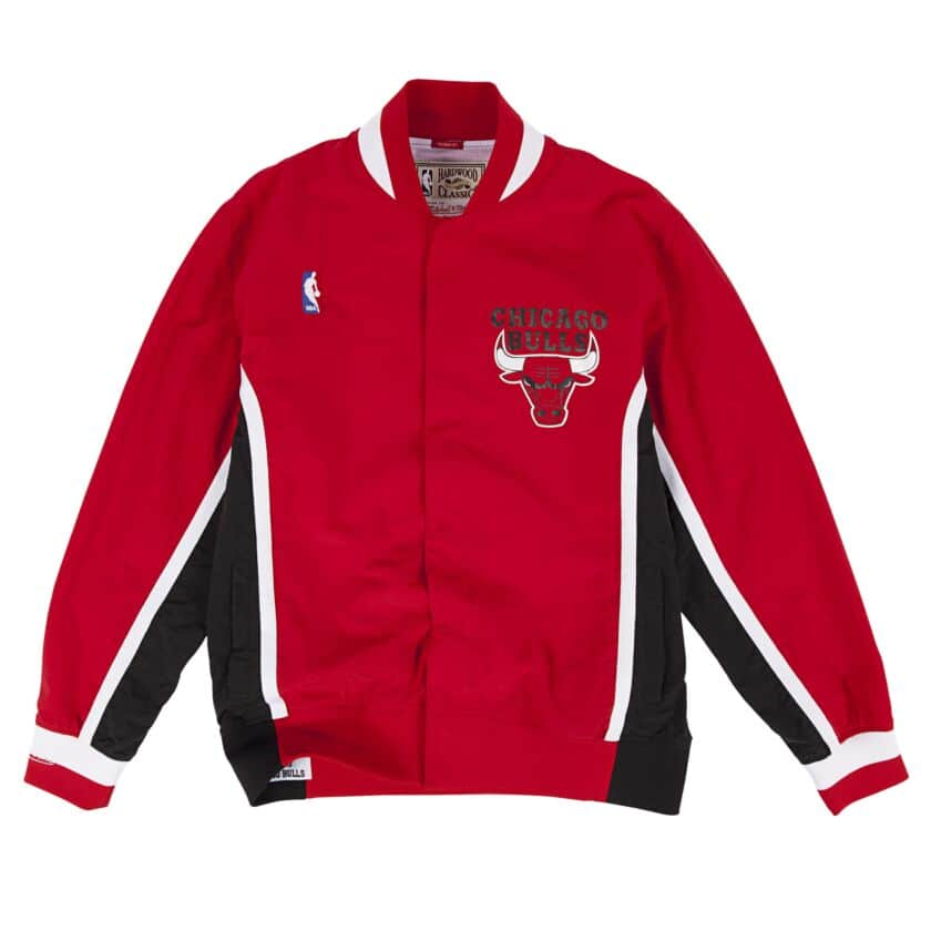 Mitchell & Ness NBA Authentic Warm-Up Jacket - White/Black