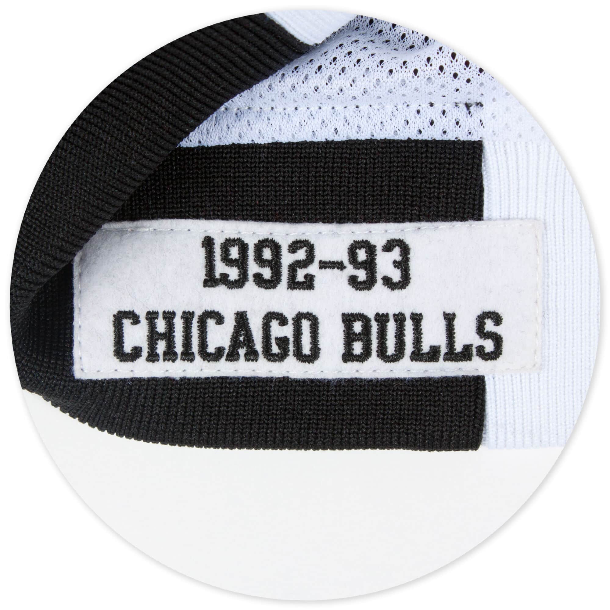 Mitchell & Ness BACK TO 93 FITTED CHICAGO BULLS CAP White - WHITE / BLACK