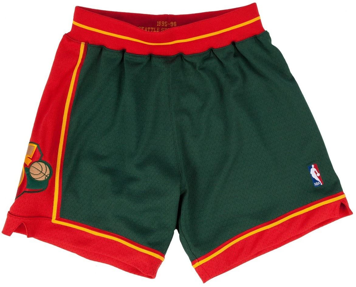 NBA Mitchell Ness Charlotte Hornets Fadeaway 1995 Swingman Basketball Shorts  - Sinbad Sports Store