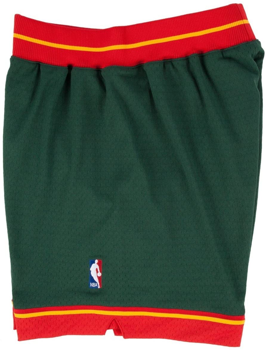 MITCHELL & NESS NBA Authentic Shorts Seattle Supersonics 07-08 (as1, Alpha,  m, Regular, Regular) Yellow at  Men's Clothing store