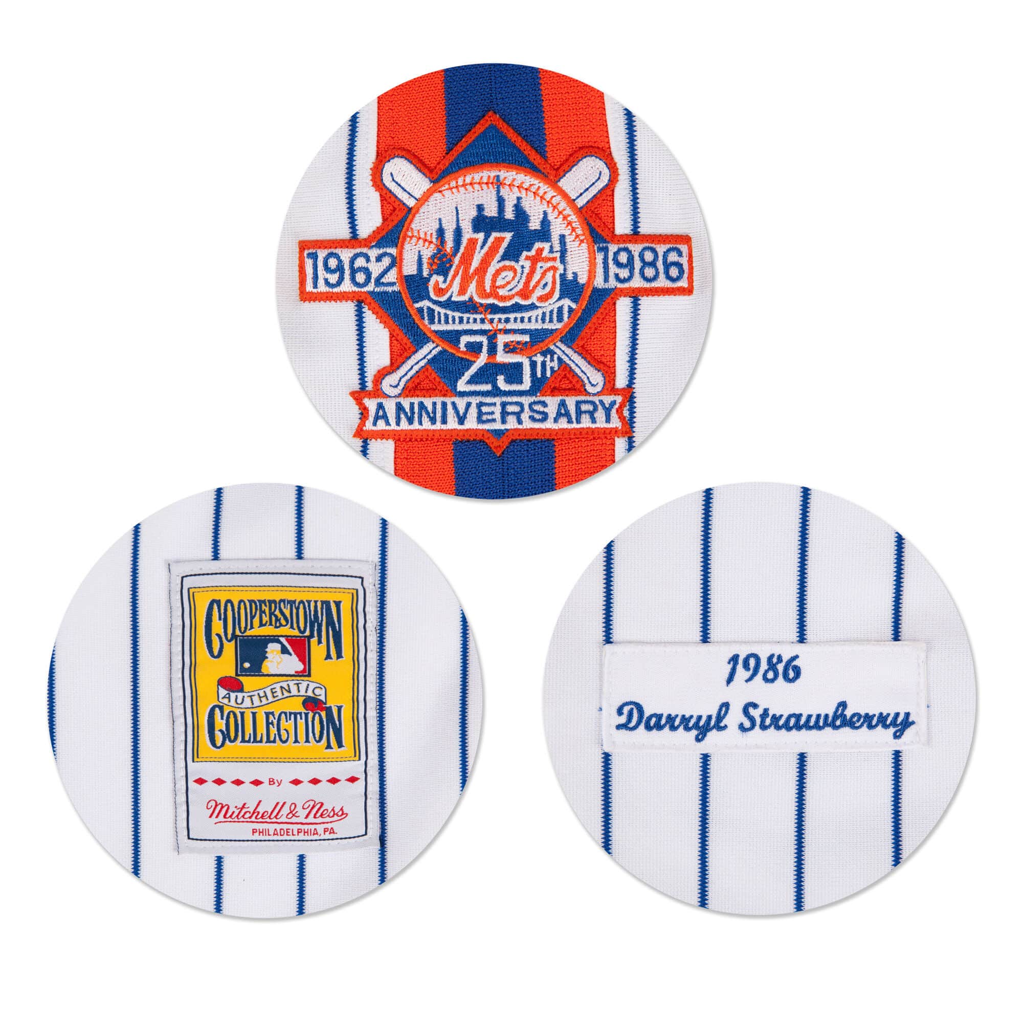 Mitchell & Ness Authentic New York Mets 1986 Darryl Strawberry