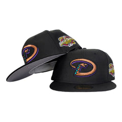 【US限定】 NEW ERA 59FIFTY Arizona Diamond Backs Black Heavy Men's Arizona Diamondbacks New Era Black 25th Anniversary