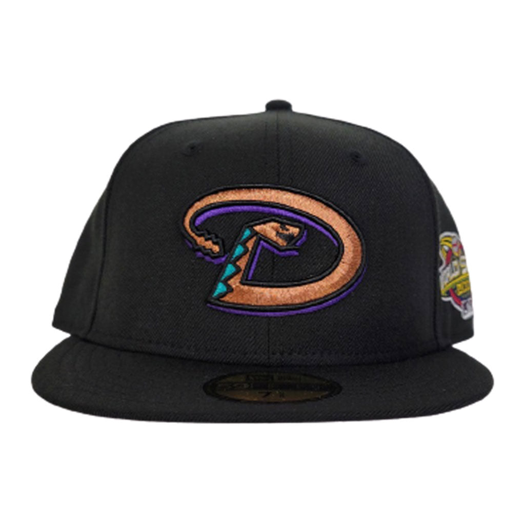 Black Used 7 1/8 New Era Arizona Diamondbacks 2001 World Series Hat