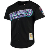 Arizona Diamondbacks Randy Johnson Mitchell & Ness Black Fashion Cooperstown Collection Mesh Batting Practice Jersey