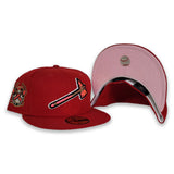 Atlanta Braves City Icons Pink Bottom 2021 All Star Game Side Patch New Era 59Fifty Fitted