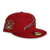 Atlanta Braves City Icons Pink Bottom 2021 All Star Game Side Patch New Era 59Fifty Fitted