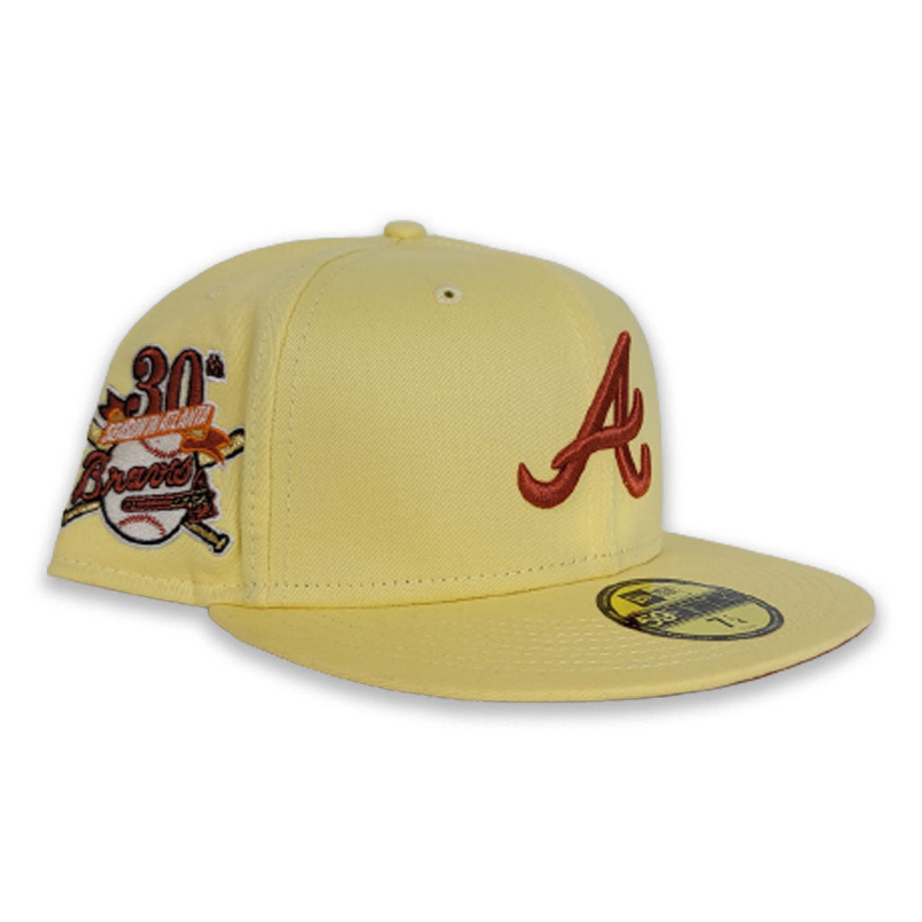 Men's New Era Royal/Yellow Atlanta Braves Empire 59FIFTY Fitted Hat