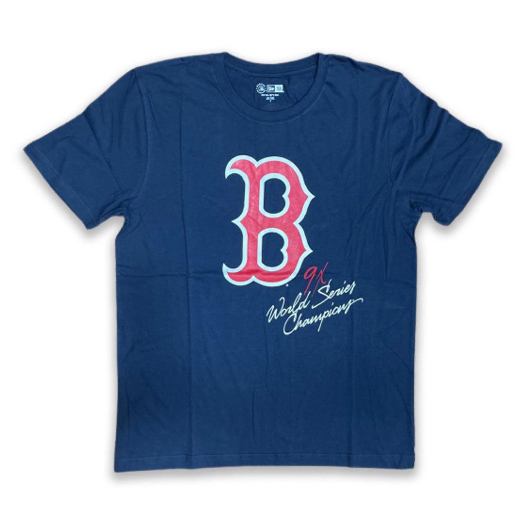 MLB Team Apparel 4-7 Boston Red Sox Navy Heart Shot T-Shirt