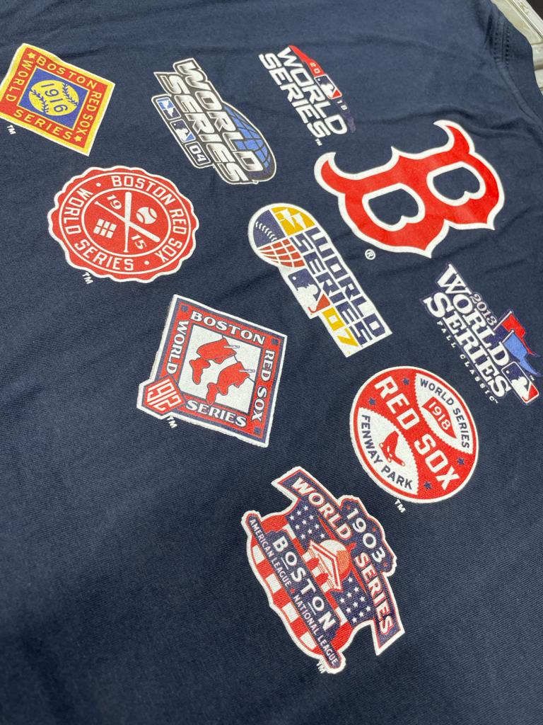 New Era White Boston Red Sox Historical Championship T-Shirt