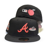 Black Atlanta Braves Pink Bottom 2021 All Star Game Side Patch New Era 59Fifty Fitted