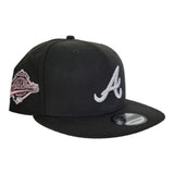 Sky Blue Atlanta Braves Pink Bottom 1995 World Series Side Patch New Era  9Fifty Snapback