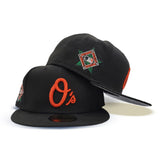 Black Baltimore Orioles Gray Bottom 1993 All Star Game Side Patch New Era 59Fifty Fitted