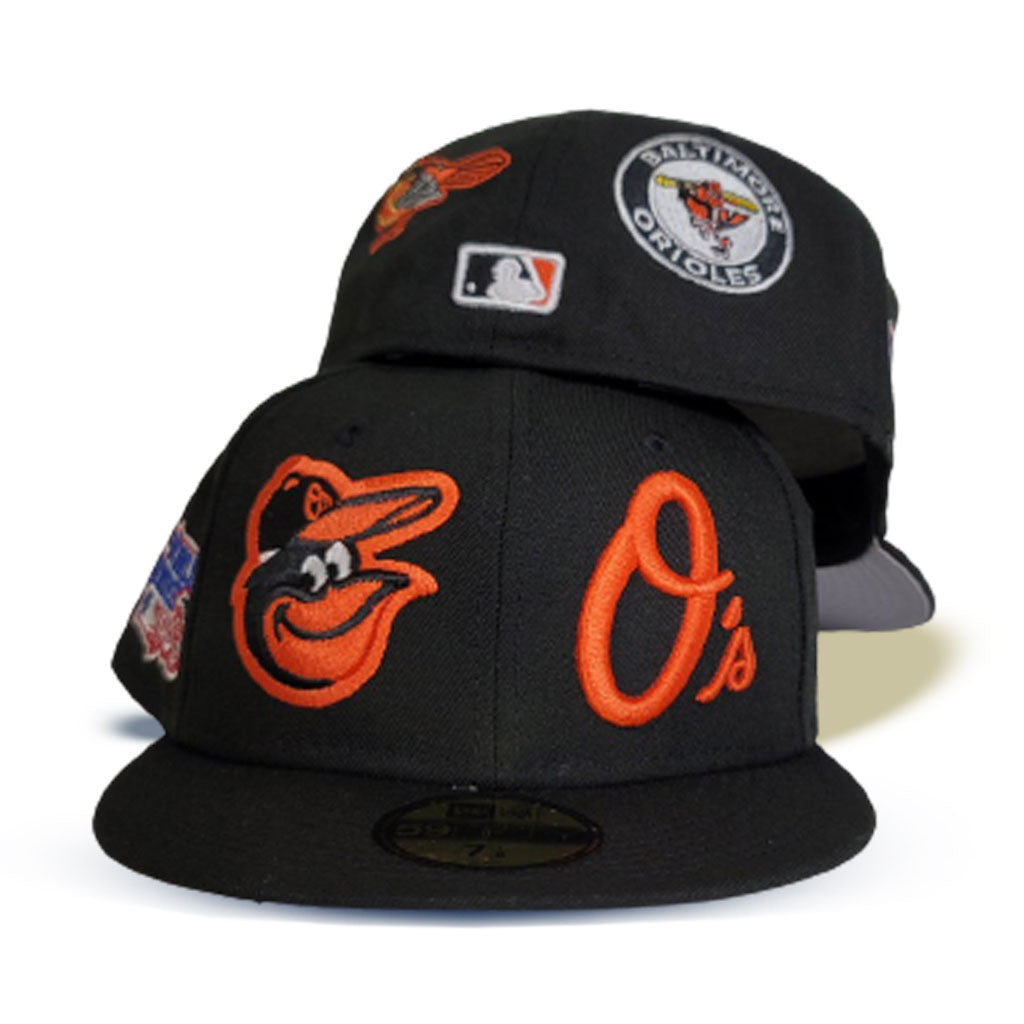 Baltimore Orioles New Era 59FIFTY Blackout Cap - Sports Addict
