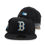 Black Boston Red Sox Camel Bottom Fenway Park 90th Anniversary Side Patch New Era 59Fifty Fitted