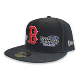 Black Boston Red Sox Gray Bottom 2004 World Series Champions New Era 59Fifty Fitted