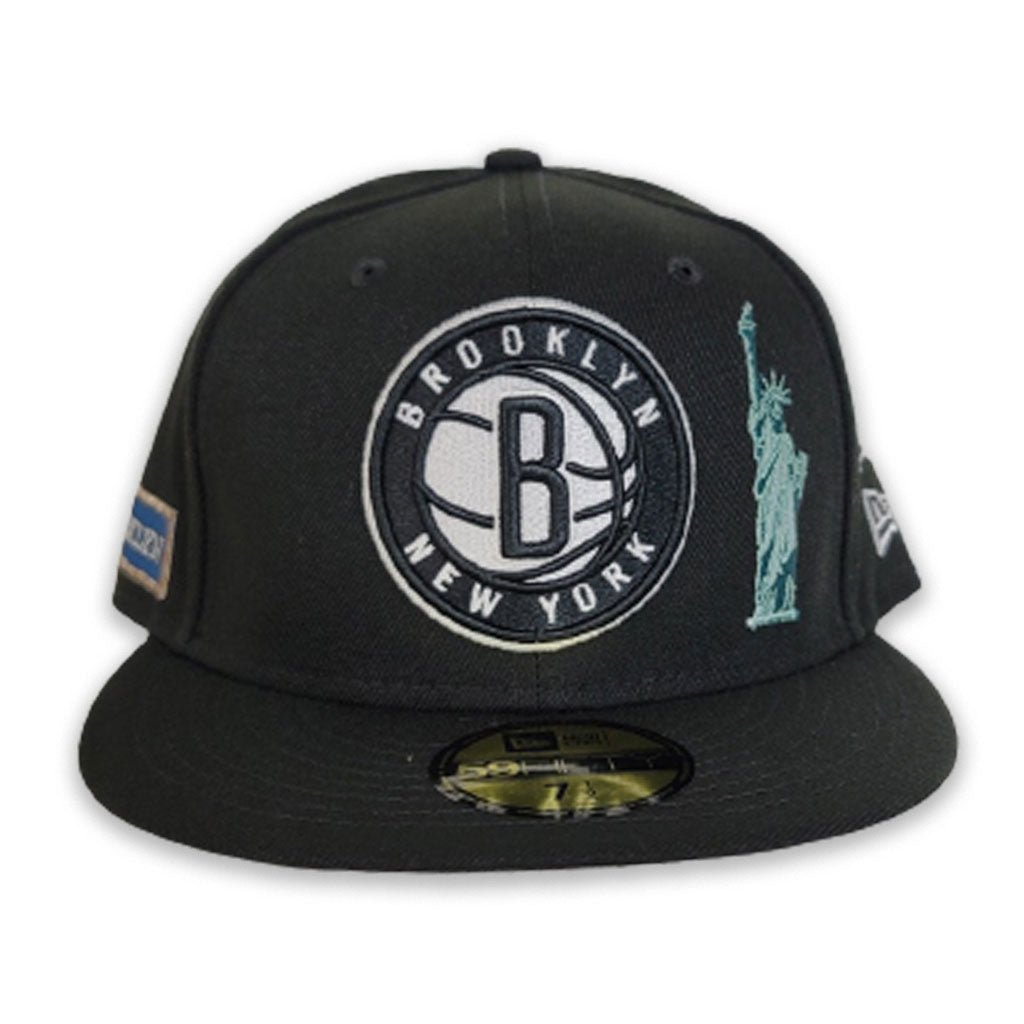 New Era NBA Brooklyn Nets City Edition Fitted Hat, Cap, New Size 7 1/8