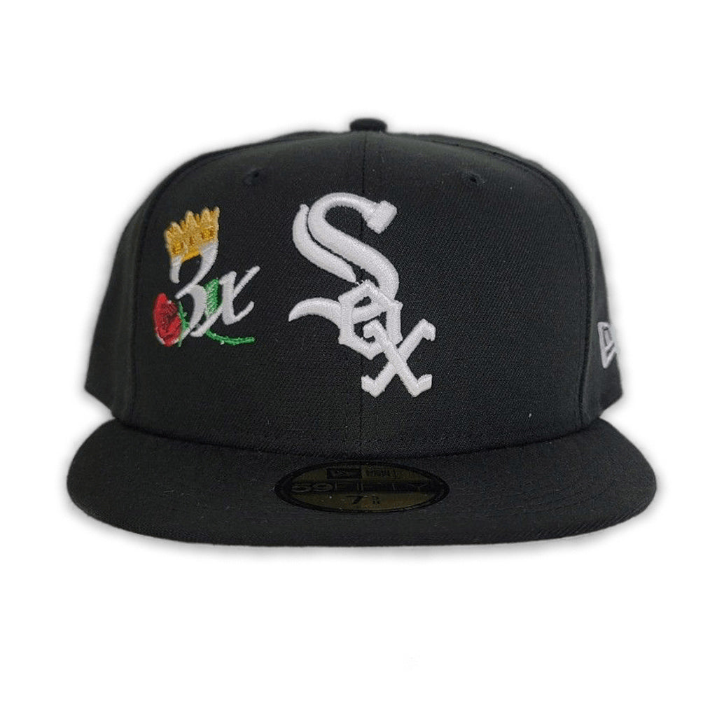 Chicago White Sox New Era City Transit 59FIFTY Fitted Hat - Black