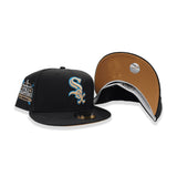 Black Chicago White Sox Camel Bottom 2005 World Champions Side Patch New Era 59Fifty Fitted