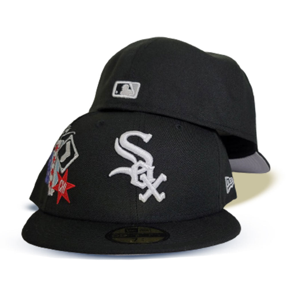 New Era 59Fifty CHI White Sox Side Patch ASG Fitted 'BLK, 60188239