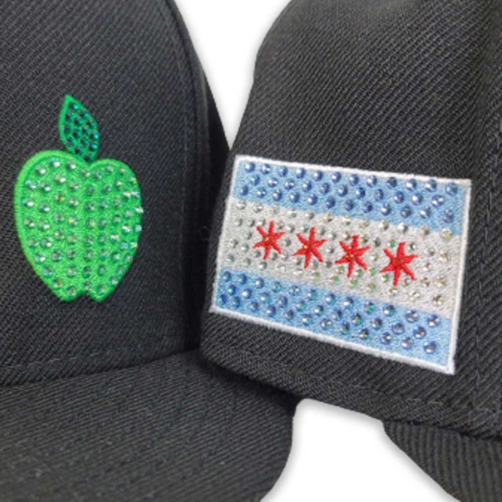 Crystal caps: New Era selling MLB hats with patches made from crystals
