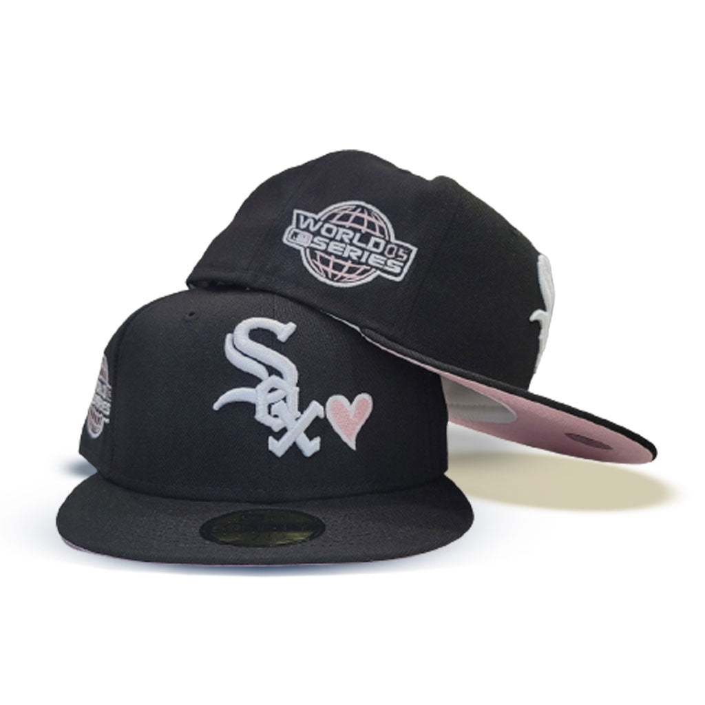 Chicago White Sox New Era 2005 World Series Pink Undervisor 59FIFTY Fitted  Hat - Light Blue