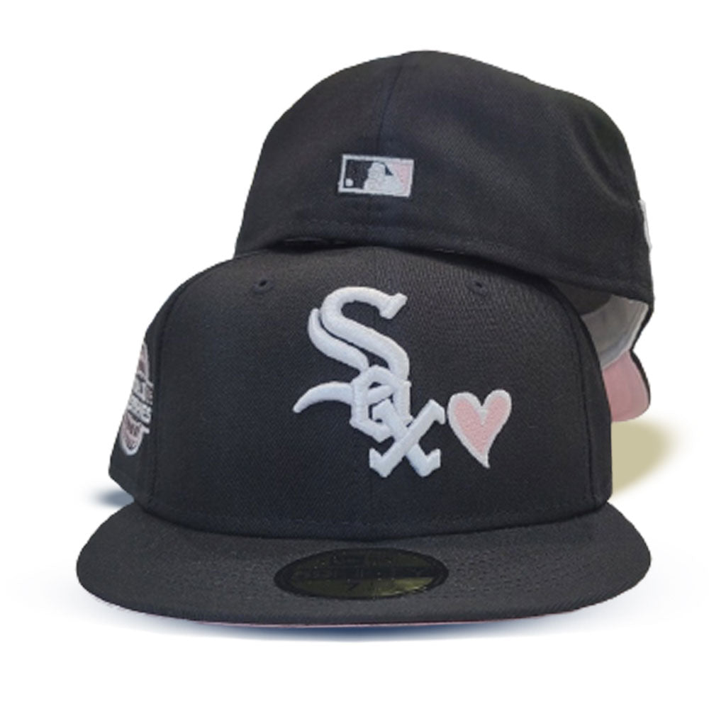 New Era 59FIFTY Chicago White Sox Southside Pinstripe Hat - Black Black / 7 1/2