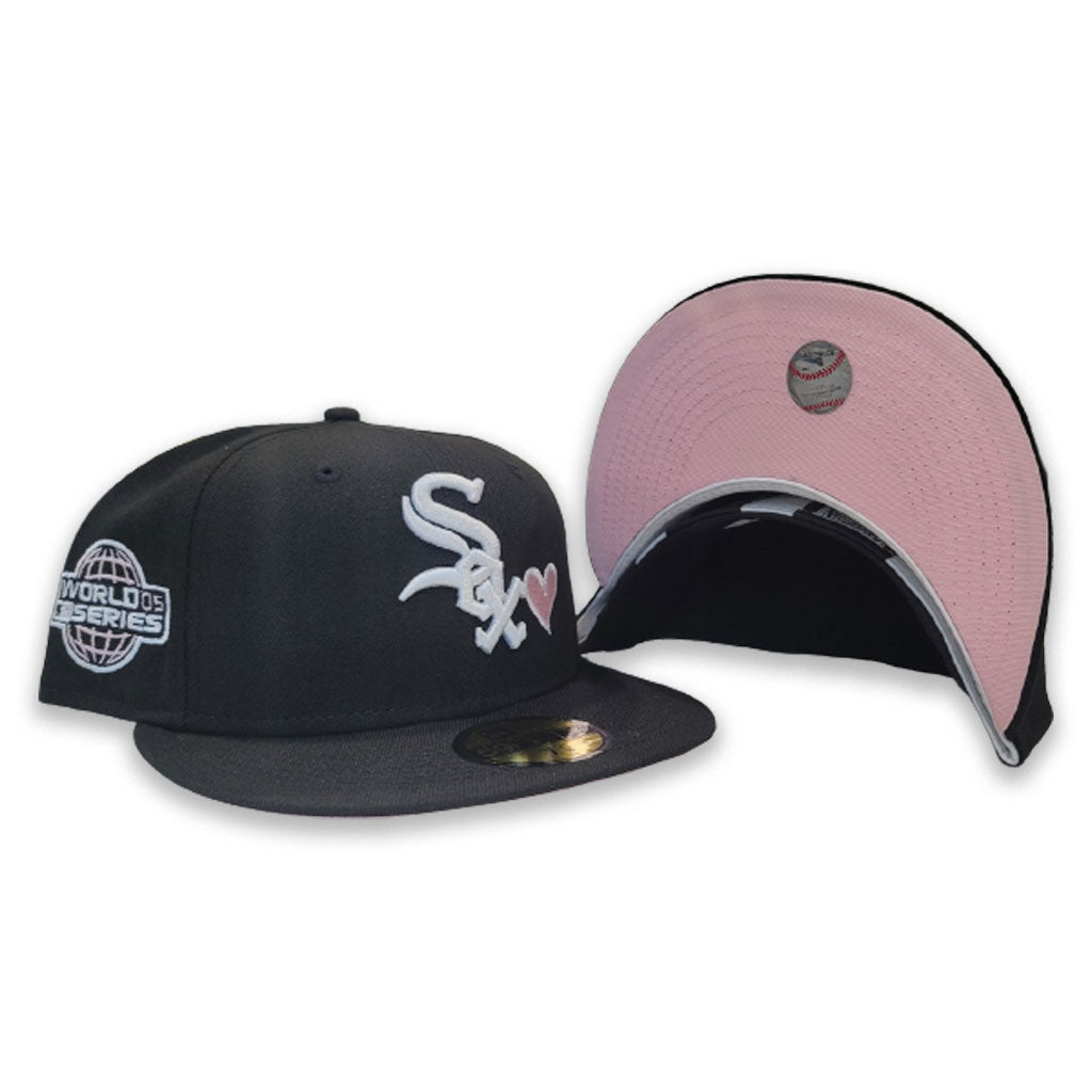 Chicago White Sox TEAM-BASIC Red-White Fitted Hat by New Era